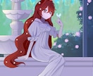 世界観まで伝わる背景付き一枚絵を制作します 【商用利用OK】創作・ゲーム・歌ってみたの一枚絵に イメージ2
