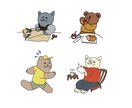 シンプル・かわいい・動物イラストを描きます 商用OK。書籍・雑誌・Web・SNS・広告・教材・アプリなど イメージ3
