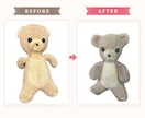 ぬいぐるみの修理、クリーニング、リペアします ぬいぐるみの修理＆クリーニング　格安早急に対応　最短3日以内 イメージ7