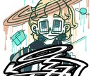 お名前のロゴ付きグラフィティ風1枚絵描きます ポスターや挿絵、動画背景などに！ イメージ2