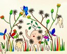 癒しの森の空気を添えるイラストを描きます 手描きのぬくもりで、あなたのブランドにやさしさを イメージ8