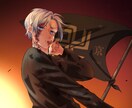 少し影のある魅力的な絵を描けます 可愛いからかっこいいイラスト、幅広く対応出来ます。 イメージ4