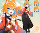 キャラクターイラスト描きます SNSのヘッダー、表紙、挿絵、立ち絵などに！ イメージ8