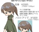 あなただけのオリジナルアイコン描きます キラキラおめめのミニキャラ！SNSやYouTubeにも！ イメージ2