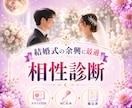 結婚式余興の相性診断スライドセット作ります スライド・MC台本・贈呈用鑑定書のPDF3点セット イメージ1