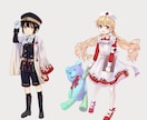 立ち絵制作依頼承ります TRPGや同人ゲーム向けの立ち絵イラストを描きます。 イメージ3