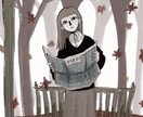 淀んだ色彩の世界を描きます ガサガサで少しダークでアンニュイな雰囲気 イメージ1