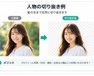 1枚140円～画像の切り抜き・背景透過を行います 1枚からOK！自然で美しく仕上げます！ イメージ7