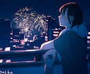 一枚絵描きます 動画やヘッダーにも使える、こだわりの一枚を描きます！ イメージ5