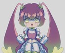 女の子のデフォルメキャラを制作します 様々な用途にゆめかわでかわいいデフォルメキャラ イメージ1