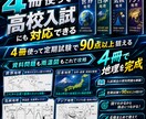中１社会（地理１）・定期試験対策問題集を提供します 圧倒的な演習量で定期試験で90点以上を狙いましょう！ イメージ4