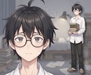 男性VTuber様向けの高品質セット承ります 配信画面/背景/ネームロゴ/離席中/待機中/OP/EDセット イメージ9