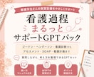 看護過程まるっとサポートGPTパックで支援します 答えを出すAIではなく、考える力を育てるAI イメージ1