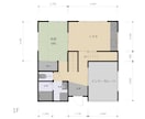 手書きや古い間取り図、綺麗にします 3Dマイホームデザイナーを使用・マンション戸建て店舗OK！ イメージ2