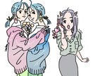 絵柄色々でご要望に適した人物イラスト描きます SNSアイコン、広告、グッズ制作、資料用、似顔絵プレゼント イメージ4