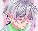 綺麗なSNSアイコン受付ます 様々な角度からキャラを描けます！ イメージ1
