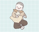 ほっこりかわいいテイストでお子様の似顔絵描きます SNS使用可！形に残るオプション付き♡ イメージ10