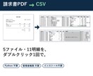 Excel・CSV・PDFの転記作業を自動化します 毎月の転記を自動化。納品後3ヶ月は無償で直します イメージ2