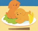 色彩で魅せるイラスト描きます かわいくてお洒落なアイコンや似顔絵いかがでしょうか？ イメージ1
