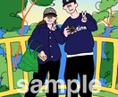 シンプル+オシャレ+個性的イラスト描きます アイコン/ヘッダー/ブログなど！商用利用も◎ イメージ7