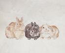 絵の具でペットの似顔絵 描きます アナログを使った生き生きとした表現 イメージ1