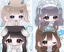 ミニキャラ（SD•デフォルメ）イラストを描きます きらきら可愛いミニキャライラスト♡グッズやスタンプに◎ イメージ5