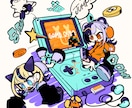 目を引くオリジナルアイコン制作します グッズ制作用イラストやキャラクターデザインもお任せください！ イメージ6