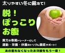 脱ポッコリお腹！ダイエットのサポート致します 食欲の秋&クリスマス&年末年始と誘惑の多い季節を乗り切ろう！ イメージ1
