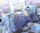 高クオリティで魅力的なイラストをご提供します 性別問わず、線画ありのパキッとしたテイストが得意です！ イメージ3