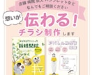 想いが伝わる・見やすいチラシを作ります 【キャンセル可能】あなたの想いをデザインします イメージ1