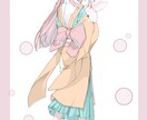 オリジナルキャラクターのイラスト制作を承ります 全身も顔面アップもお任せ下さい イメージ2