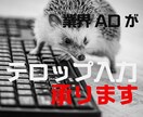 テレビ業界の端くれADが、テロップ入力頑張ります ココナラで初めて購入する方にぜひ！下っ端ADに気軽に依頼を イメージ1