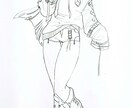 キャラクターのラフ+簡易着色描きます 細部までこだわる世界観重視のキャラをデザインします！ イメージ3