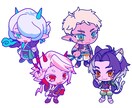 イラストを作成いたします ポップなカラーでパキッとした絵柄画得意です！ イメージ4