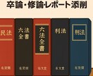 中央大学法科大学院卒が課題などをサポートします 司法試験短答式合格、法律専門書の校閲者が丁寧にサポートします イメージ1