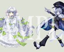TRPG立ち絵やサムネ等イラストを作成いたします TRPG用の立ち絵、サムネ、キャラデザも可能です◎！ イメージ6
