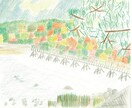 旅先の思い出を絵にしています 色鉛筆、水彩で優しく、ホッとするアナログ絵を イメージ5