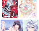 ツヤキラリッチな塗りでかわいい女の子お描きします ツヤキラリッチな塗りで描くかわいい女の子、おまかせください！ イメージ3