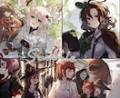イラストお描きします アイコンやバストアップ、1枚絵や立ち絵など イメージ7