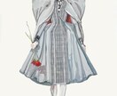 静かな雰囲気の人物イラストを描きます 静けさや余白を大切にした、アート寄りの人物表現です イメージ3
