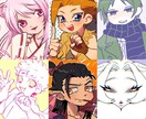 色んな絵柄でアイコン描きます カワイイからカッコイイまで応えます！ イメージ3