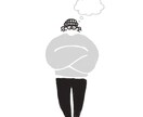 イラストカットを描きます ゆるいカット希望の方ご相談ください。 イメージ1