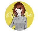 キャッチーな絵柄のアイコン制作いたします あなたの特徴や名前をお入れできます｡ イメージ2