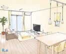 家やお店など建物の外観・内観のイラスト描きます 記事やパンフレット、物件情報等に！デッサンさせてください イメージ4