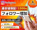 Instagramリアルフォロワー増やします ◎140件実績5.0評価｜減少保証｜+1000～10万人対応 イメージ1