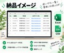 Webリサーチ・情報収集を丁寧に代行します 条件を送るだけ！必要な情報を見やすく一覧化 イメージ4