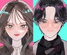 初心者歓迎✨イラスト・アイコン描きます オプションで商用利用OK昭和レトロ平成ポップ韓国アイドル風 イメージ2