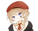 アイコンサイズ・かわいいイラスト描きます デフォルメのかわいいアイコンでSNSを飾ろう イメージ1