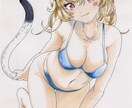 B5アナログイラストリクエスト承ります アナログでキャラクターを愛でる喜び イメージ5