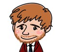 シンプルでカワイイ！インパクトある似顔絵描きます snsアイコン・ビジネス名刺等に！似顔絵で貴方をアピール イメージ9